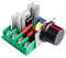 AC 220V 2000W Spannungsregler LED-Dimmer 2000W Hochleistungsmotor Drehzahlregler Drehzahlreglermodul mit Potentiometer(2000W)