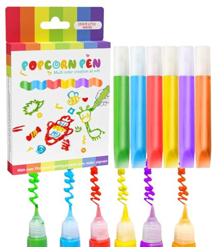 Magische Zeichenstifte,3D Magische Blasenstifte für Kinder - Waschbares Blasmalzubehör Dekoratives Malzubehör Für Keramik Metall Holz