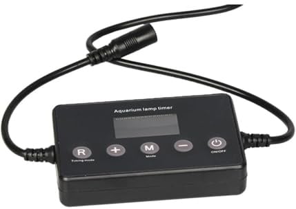 Aquarium-Lichtsteuerung, Dimmer, Photometrischer Controller, Geeignet für alle Aquarientypen, Schwarz, 1 Stück