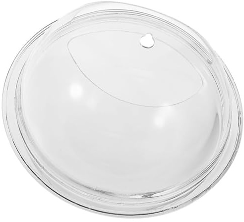 HANABASS Wandmontiertes Rundes Aquarium aus Klarem Acryl Platzsparende Fischschale für Fische und Pflanzen für Büro und Coffee Riegel Dekoration
