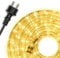 Nipach GmbH 10m 240 LED Lichterschlauch Lichtschlauch gelb – Innen- und Außenbereich – energiesparende Leucht-Dekoration für Garten Fest Weihnachten Hochzeit Gesamtlänge ca. 11,50 m