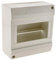 Zenitech 150143 caja de distribución, color blanco