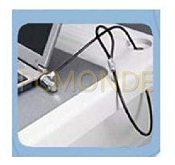 Kensington ComboSaver notebook security cable with three wheel combination lock and lifetime warranty, EACH