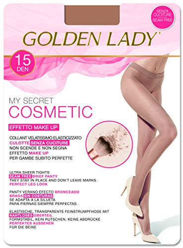 Goldenlady Damen Mysecret 15 Cosmetic Strumpfhosen, 15 DEN, Gold (Bronzer K30A), Large (Herstellergröße: 4 – L)