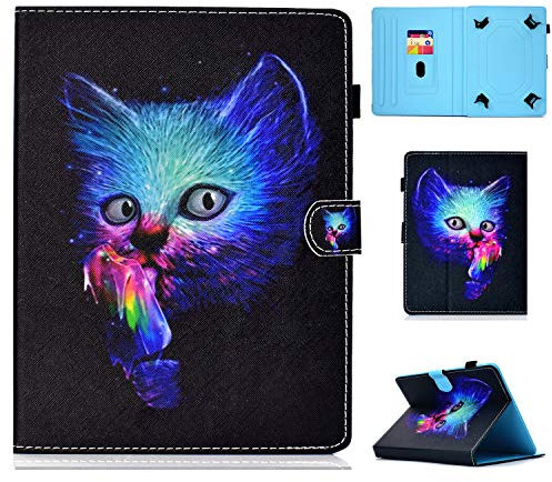 HereMore Tablet-Schutzhülle von 9 bis 10,1 Zoll / 25,6 cm (9 bis 10,1 Zoll), Schutzhülle für iPad 9.7 2018, Galaxy A6 10.1/Tab E 9.6, Asus ZenPad 10, Lenovo TB-X103F/Tab 2 A10-70, Huawei MediaPad T3