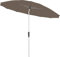 Doppler Sombrilla para el jardín redonda de aspecto oriental I diámetro 250cm I sombrilla plegable de jardín I sombrilla de manivela con protección UV 50+ I sombrilla de manivela de aluminio