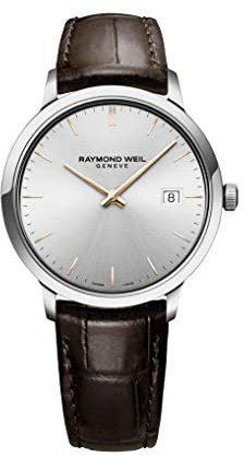 Raymond Weil WEIL Toccata Herrenuhr - 5485 -SL5-65001 - rund - Quarz, Geld, Kasten 39 mm