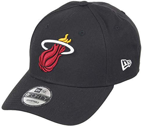 New Era Miami Heat NBA Essential 9Forty Adjustable Snapback Cap - One-Size