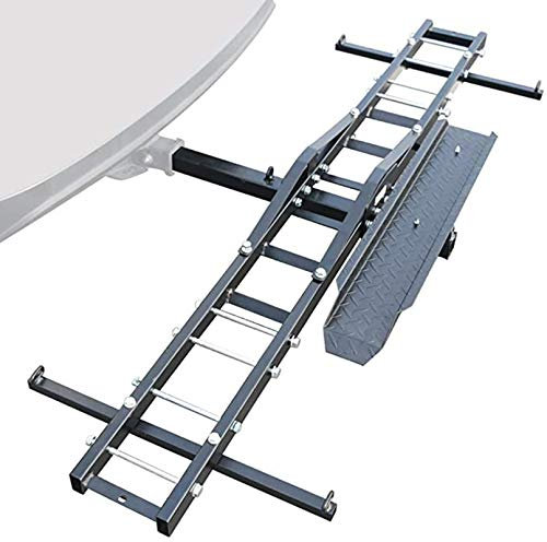 YQGOO Motorrad Roller Dirt Bike Carrier Hauler Anhängerkupplung Stahlträger mit Laderampe Anti-Kipp-Verriegelung 500lb Kapazität