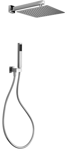 Paini Dax 53CR441QQP6 Mitigeur Douche Thermostatique, Robinet de Douche, Bras Duplex 440 Kit Bras de Douche et Prise d'Eau