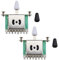 VGOL 2 interruptores de guitarra de 3 vías compatibles con Stratocaster compatibles con guitarra eléctrica estilo Telecaster, interruptor de palanca selector de pastilla de 3 vías