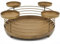 matrasa Design Adventskranz aus Metall - Kerzenleuchter Advent Kerzenhalter schmückbar Bronze