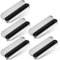 5 Pack Metal Pen Case, Gift Box with Sponge, Pencil Tin, Pen Case, Stationery Storage Box for Business Birthday Pen Case(Silver)