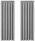 Aspire Homeware Blackout Curtains for Living Room - Pencil Pleat Light Grey Curtains Bedroom with Tiebacks 46 x 54 inch Drop Super Soft Thermal Insulated Short Black Out Kitchen Curtain 2 Panels