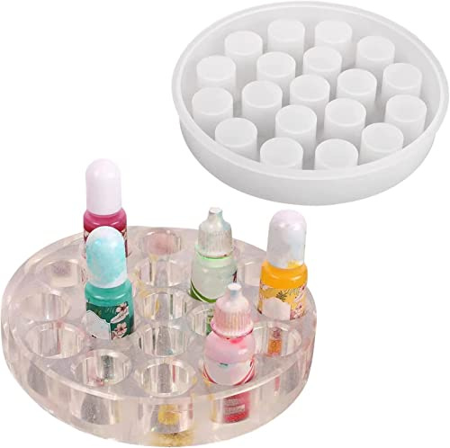 YANBOYI Runde Lippenstift Silikonform, Lippenstift Behälter Harzform Silikonformen Für Lippenstiftschalen, für die Herstellung DIY Lippenstift Schmuck Aufbewahrungsbox Aufbewahrung