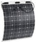 ECTIVE Monokristallin MSP Solarpanel - flexibel, 50W, flexible Solarzellen - Monokristallines Photovoltaic PV Solarmodul, Sonnenkollektor für 12V/24V Batterien, Wohnwagen, Camping, Wohnmobil, Boot