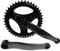 MADICKS Kurbelgarnitur für Fahrrad, Einzelpin, Vierkantantrieb, 42 Zähne + Pedalarm, für Fahrrad