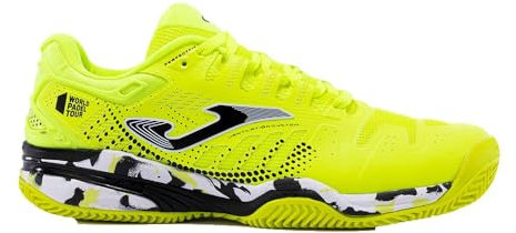 Joma Zapatillas Pádel Slam Jr 2309 Lemon flúor-Black. (Numeric_39)