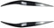 IDENUONA Glänzend Frontscheinwerfer Augenlid Augenbrauen Für Ford Fiesta MK6.5 2013-2017