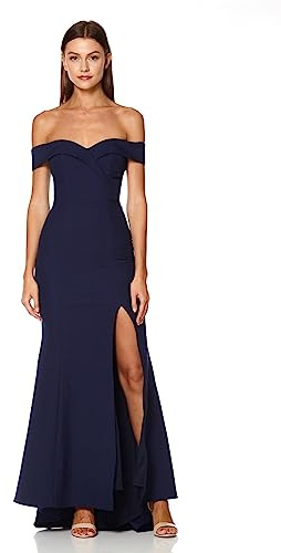 Jarlo London Damen Bella Bardot Maxikleid Kleid
