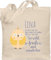 Baumwolltasche - Eule Eulen Owl Geschenk zur Taufe Geburt Kommunion Konfirmation Jugendweihe - Unisize - Naturweiß - eulenmotiv owls beutel tasche nachteule taschen nachteulen personalisierte und