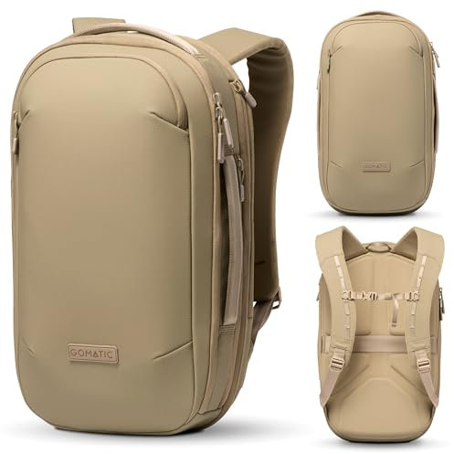 Gomatic Navigator RS Laptop Backpack - Expandable 15-21L, 16-Inch Laptop Bag, Water Resistant Rucksack with Anti-Theft Pockets, Ideal for Business, Work, Travel & Daily Use for Men and Women
