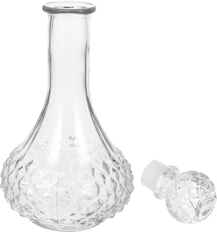 MAGICLULU Gläser Wein Verpackungs Flasche Dekanterbehälter Schnapsflasche Kristall Schnaps Dekanter -dekanterflasche Dekanter Für Whiskyflaschen Likör Dekanter Glas Karaffe Champagner