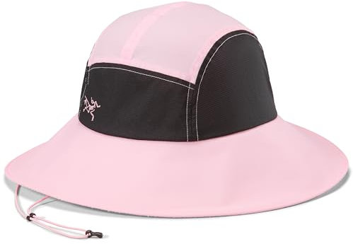 Arc'teryx Aerios Shade Hat | Leicht verstaubare Mütze mit breiter Krempe, Alpine Rose/Black Sapphire, Medium