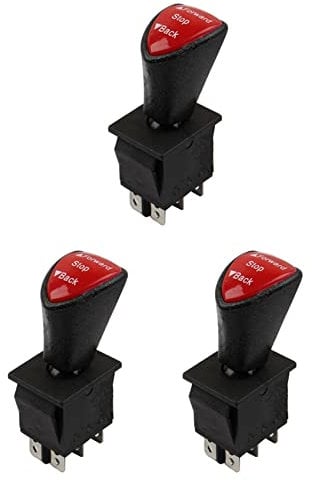 TsoLay 3X Vorwärts-Stopp-Rückwärts DPDT 6Pin Verriegelung Schiebe Wippschalter Rocker KCD4-604-6P Auto Schalter