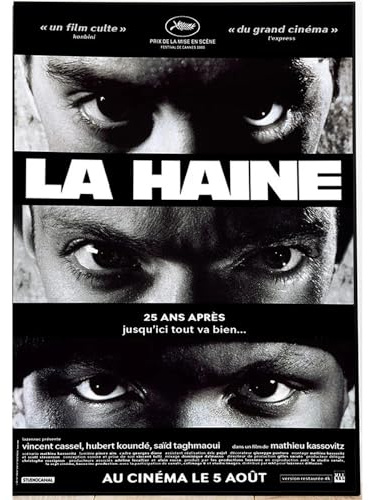 1995 La Haine Movie Film Plakat Print Malerei Living Decoration Bilder Schlafzimmer Leinwand Malerei Home Wanddekor Bild (Color : M22, Size : 20x30cm no frame)