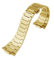 Schnellverschluss-Uhrenarmband für Tissot PRX, Edelstahlarmband und Schmetterlingsverschluss, kompatibel mit der Tissot PRX 40 mm Uhren-Serie (Gold)