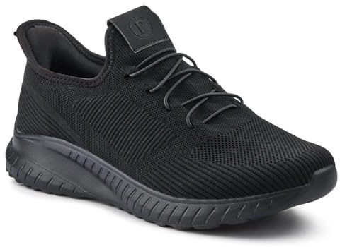 Easy Step in Wide Fit Trainers - Black Size 11