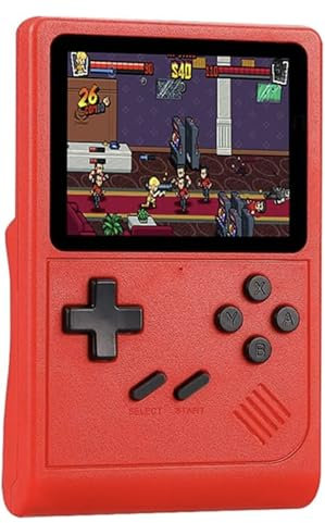 GB300 Portable Handheld Game Player 3.0 inch Screen TV Video Game Console AV Output Retro Game Console Built-in 8G 6000+ Games