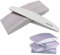 K2 STORE Set 100 Lime per Unghie a Mezza Luna Doppia Faccia Grana 100/180, Ideali per Ricostruzione Unghie e Nail Art