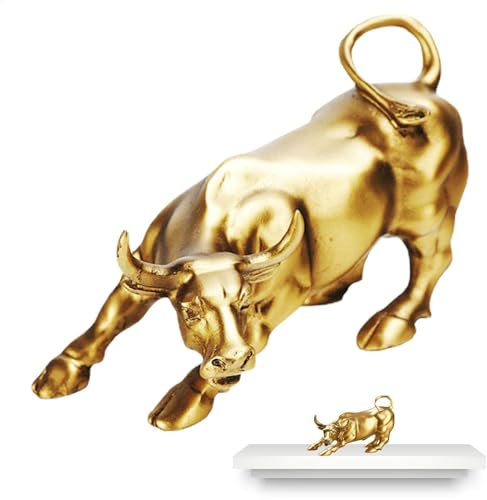 Wall Street Bull & Bear Schlacht Harz Statue,Abstrakte Figur-Bull Bear Fight Financial Broker Geschenk, Bulle & Bear Deko, Abstrakte Figur-Bull Bear Fight Finanzmakler Geschenk, Dekoration für Wohnzim