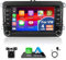 Motorsi 4+64G Autoradio für VW Seat/Skoda/Altea/Toledo/Leon/Altea XL mit Kabellosem Carplay/Android Auto, 7 Zoll Android Touchscreen Navi/WiFi/FM/RDS/SWC/Canbus/BT/EQ+AHD Kamera+Mic
