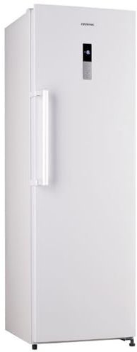 INFINITON CV-A185B, Congelador Vertical, Blanco, 275 litros, Alto 185 cm, Tecnologia Defrost, Cíclico, Regulación en Altura, Puerta Reversible, E, Blanco