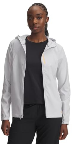 Under Armour Outrun The Storm Laufjacke Damen hellgrau - Halo Gray L