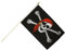 Flaggenfritze Stockflagge Pirat mit Kopftuch - 30 x 45 cm