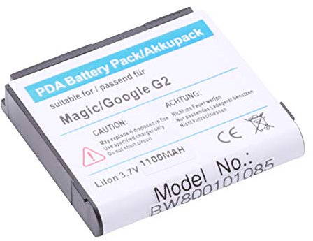 vhbw Battery compatible with Google G2 Mobile Phone Smartphone PDA Notepad Tablet (1100mAh, 3.7V, Li-Ion)