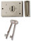 Yale Locks P402 Rimlock Grey Finish 62 x 76 mm