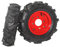 Bricoferr PTMT005 Lot de pneus agricoles pour motobineuse 500 x 12