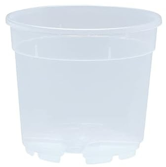 Geosism & Nature Transparante vaas voor orchideeën 14x12,5 cm (10 stuks), Arca Company