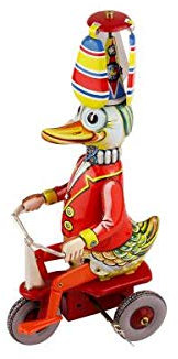 Bass&Bass Ente auf Vintage Dreirad