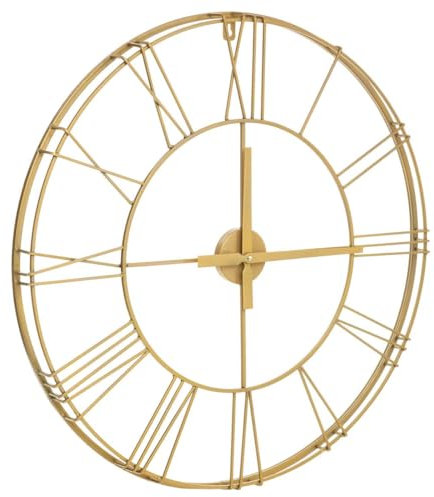 Atmosphera Riesenuhr Silence Metall Gold D70 cm