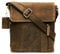 J. Wilson London 100% Pure Genuine Real Vintage Hunter Handmade Mens Women Leather Flapover Everyday Crossover Shoulder Work iPad Messenger Bag