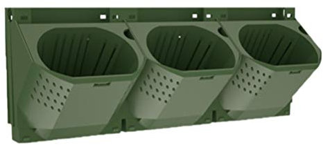 YARNOW Wandpflanzer Aus Langlebigem Material Blumentöpfe Mit Bodenlöchern Für Wasserabfluss Stapelbares Design Zur Wandnutzung Geeignet Für Garten Fassade Balkon Terrasse Und Flur