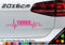 Herzschlag Turbo Aufkleber Sticker TDI Bi Turbo Fun Drehzahl V8 V6 JDM 20x6cm in 21 Farben