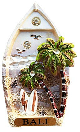 3D-Kühlschrankmagnet, Bali-Inseln, Indonesien, Souvenir, Geschenk, Kühlschrank-Dekoration, magnetische Aufkleber-Kollektion