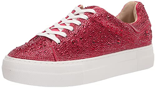 Betsey Johnson Sidny, Zapatillas Mujer, Rojo, 41.5 EU